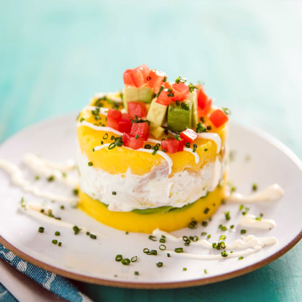 Peru Peruvian Causa with Avocado